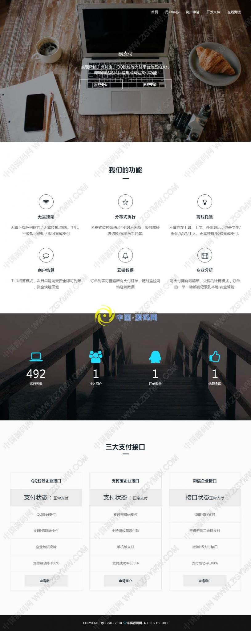 易支付V4.1完整PHP源码开源版，新增码支付即时到账，支付宝快捷登录功能-久趣源码交流论坛