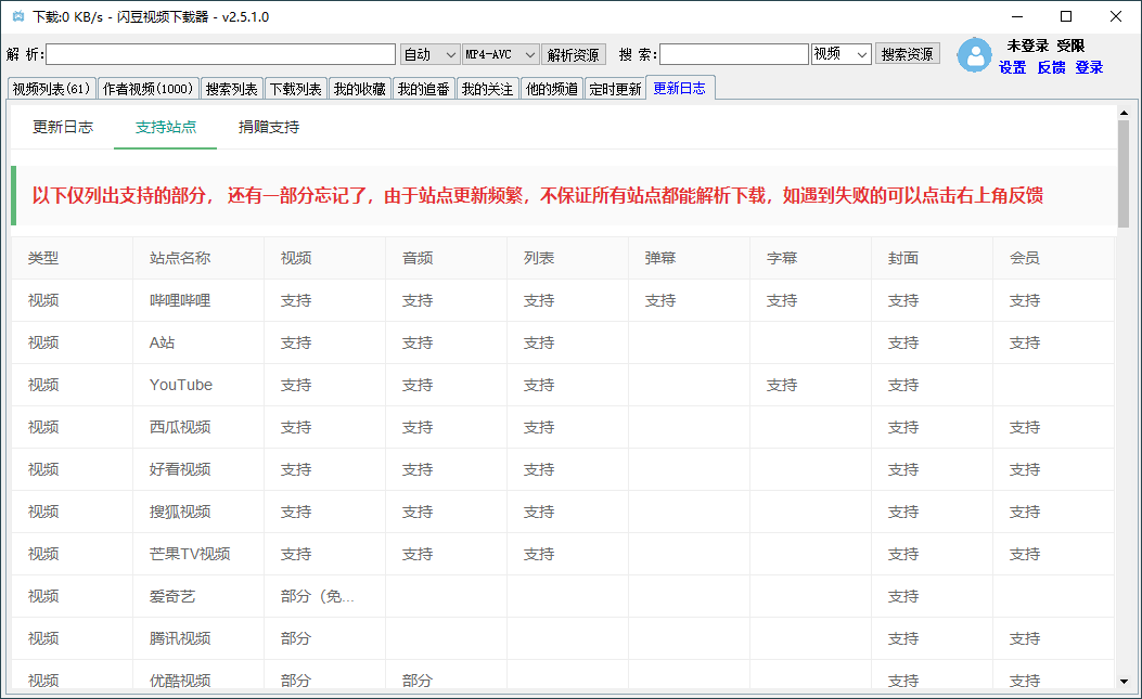 闪豆多平台视频下载器v2.7.1-久趣源码交流论坛